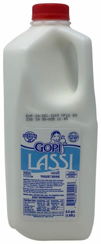 Gopi Lassi Yogurt Drink Half Gallon