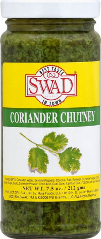 Swad Coriander Chutney 212gm